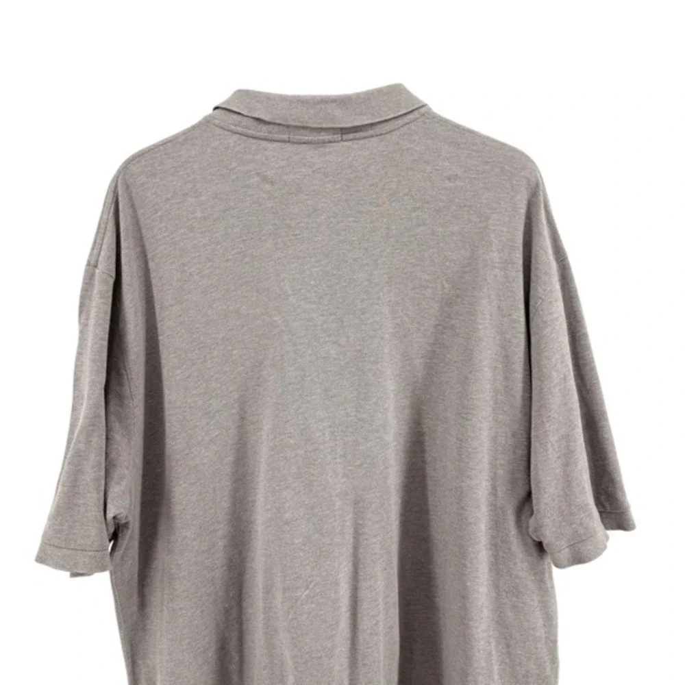 Polo‎ Ralph Lauren Polo Shirt Mens 3XLT Pre-Owned Shirt Gray Short Sleeve Pique